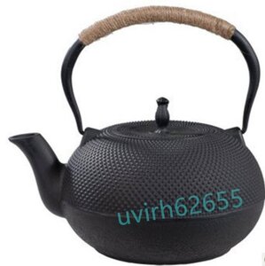 新入荷★老鉄瓶 提梁壺★新品 茶道具★1.8L 銅製蓋 銅製取っ手 対応 鉄やかん 鉄分補給 鉄びん