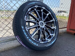 ハイエース 200系 18インチ タイヤホイール 車検対応 BD12!! TOYO H30 225/50R18 4本セット 1台分