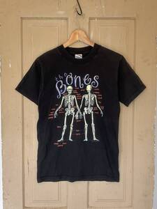 90s the Bones ビンテージ Tシャツ ロック スカル 標本 人体模型 アメカジ アメリカ古着 USA S