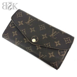 ルイヴィトン モノグラム ポルトフォイユ・サラ M60531 新型 長財布 ロングウォレット イニシャル LOUIS VUITTON 中古 ★