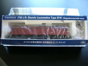 トミックス TOMIX JR EF81形電気機関車（長岡運転所・ローズ・ひさし付）【鉄道模型】新品同様品