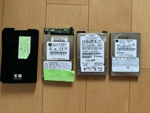 IDE HDD 3個と専用ケース1個　ジャンク