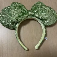 ディズニー　カチューシャ　緑