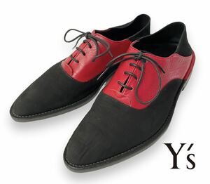 Y’s YOHJI YAMAMOTO ヨウジ ヤマモト YJ E13 766 173 スウェード レザー 切替 シューズ ドレスシューズ 革靴 日本製 正規品