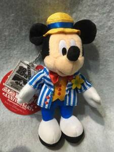 東京ディズニーシー　13周年　ミッキー　ぬいぐるみバッジ　新品