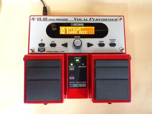 【送料無料】BOSS VE-20 Vocal Performer /ボーカル用エフェクター / ACアダプター PSA-100（別売り品） / おまけ付き