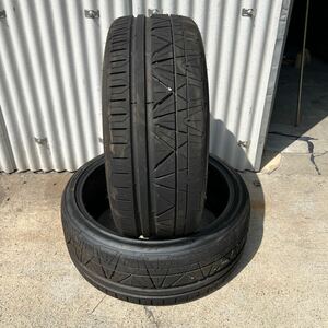 22年製 NITTO INVO 245/35R21 245/35-21 96W XL ニットー インヴォ ハイパフォーマンス タイヤ 2本 ほぼ新品 未走行 イボ付き