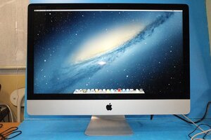 27インチ一体型パソコン ■Apple■ iMac (27-inch, Late 2012) / Core i5-3470 3.2GHz / メモリ 16GB / HDD 1TB / OS X 10.8.5