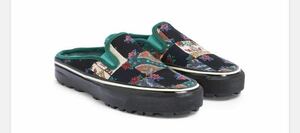 即完売　美品　Gucci Vault × VANS Continuum グッチ バンズ ヴォルト “コンティニュアム2023 阪急梅田　ユニセックス　スリッポン