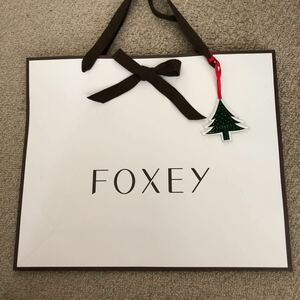 FOXEY フォクシー オーナメント　ショップ袋 紙袋