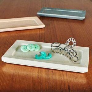 SANDSTONE TRAY / White トレイ キャッシュトレイ プレート 石 ストーン ギフト プレゼント シック シンプル インテリア 送料無料 #74024