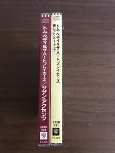 トム・ペティ＆ザ・ハートブレイカーズ 旧規格2タイトルセット「サザン・アクセンツ」「レット・ミー・アップ」消費税表記なし 帯付属