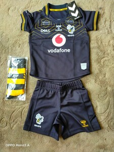 海外(2-3才) ENGLANDの WASPS ラグビーINFANT KIT Hummel