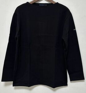 セントジェームス ウエッソン 無地 T4サイズ 長袖 Tシャツ カットソー NOIR 黒 ブラック SAINT JAMES OUESSANT SOLID