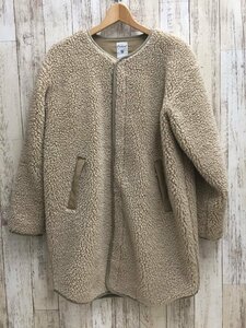 135BH ORCIVAL オーシバル ノーカラーウールボアコート RC-8083 ロング COAT【中古】