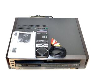 【稀少リモコン付/動作良好美品】SONY ソニー EDV-6000 RMT-A200 Hi-Band Betamax ベータ β VIDEO CASSETTE RECORDER EDV-9000 兄弟機