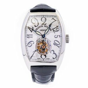 【未使用】Franck Muller/フランク ミュラー Crazy Hours Tourbillon 8880 T CHPT Pt950 トゥールビヨン メンズ 腕時計 #jp28374