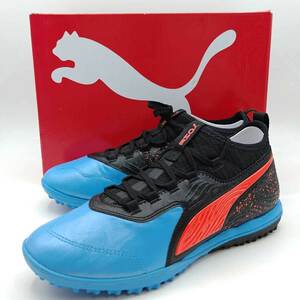 【中古】プーマ トレーニングシューズ ワン 3 レザー TT 26cm 105489-01 メンズ PUMA 人工芝 土 サッカー フットサル