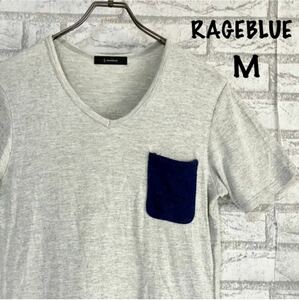 RAGEBLUE レイジブルー　M　 Tシャツ　グレー