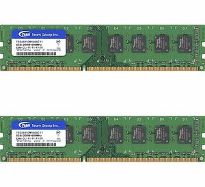 【中古】【ゆうパケット対応】Team TED38192M1600C11 DDR3 PC3-12800 8GB 2枚組 [管理:1050011780]