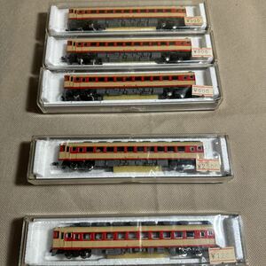 Nゲージ 鉄道模型 EIDAI キハ58形ディーゼルカー（ダミー）5861 ×3 キハ58形ディーゼルカー5860×1 キハ28形ディーゼルカー5862×1