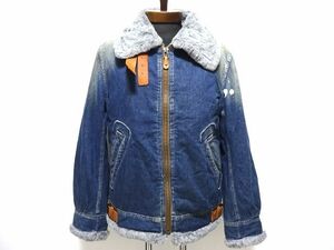 AVIREX U.S.AIR FORCE DENIM B-3 FLIGHT JACKET M size / アビレックス デニム フライトジャケット メンズ