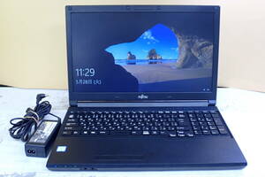 富士通 LIFEBOOK A576/PW FMVA1601FD core i3-6100U 2.30GHz 4GBメモリ HDD 500GB パスワード不明　ジャンク品出し 動作未確認#TN51204