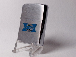 ビンテージ ZIPPO 1969年後期★HUYCK★ Light Use/激レア企業物/両面デザイン/パーソナルサイン/Nice Graphics/コレクタブル