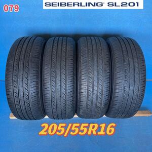 SEIBERLING SL201 セーバーリング 205/55R16 2022年製　中古タイヤ　4本セット