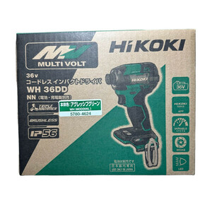 【箱付】HiKOKI[ハイコーキ] マルチボルト36V コードレスインパクトドライバ WH36DD(NNL) 緑/本体のみ