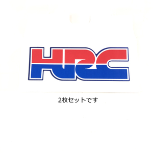 〇 ホンダ ＨＲＣ 純正 デカール 青ふちどり 抜き文字 2枚セット