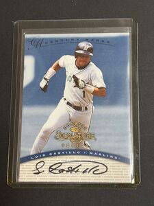 1997 Donruss Signature LUIS CASTILLO CENTURY MARKS AUTO 　ルイス　カスティーヨ　サイン　autograph 100枚限定