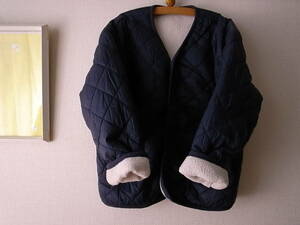 ◆美品【＊無印良品＊キッズ リバーシブルブルゾン size150 navy 】◆＊軽くて可愛い＊130 140サイズ＊モンベル＊アウトドアキャンプ