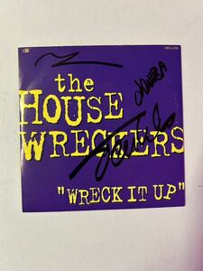 the HOUSEWRECKERS wreck it up maxi-single neo rockabilly サイン入り レア 検ロカビリー 、ロックンロール、ストレイキャッツ