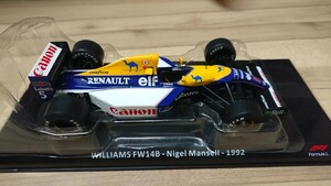 1/24 ビッグスケールF1マシンコレクション ウイリアムズ FW14B 1992 N.マンセル 32号 モデルカーのみ デアゴスティーニ