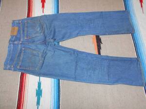 １９７０年代製 EDWIN エドウィン １０５７ インディゴ ビンテージ ジーンズ デニム ヒッピー ビートニック HIPPIE VINTAGE INDIGO JEANS