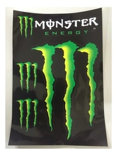 MONSTER ENERGY STICKER 2 モンスターエナジー ステッカー2 A4サイズ