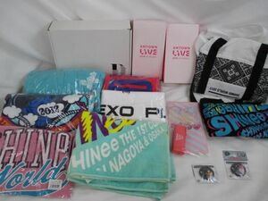 【同梱可】中古品 韓流 SHINee EXO 少女時代 他 Tシャツ タオル ハンデーファン ハンデー扇風機 ペンライト 等 グッ