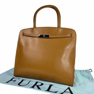 極美品　FURLA ハンドバッグ トートバッグ レザー a251