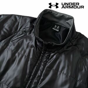 アンダーアーマー UNDER ARMOUR ダブルジップ 中綿ジャケット L ブラック ジャケット