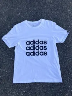 00s adidas×3 silver Black tee