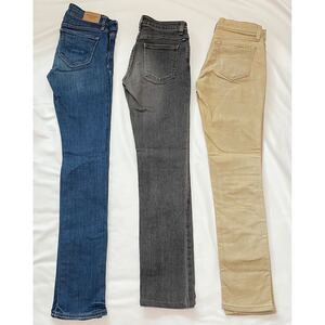 スキニーデニム ジーンズ3本セット#XSアバクロ GAP EDWIN,,,