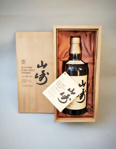 【未開封】特級 山崎12年 ピュアモルト PURE MALT SUNTORY YAMAZAKI 43度 760ml 木箱 サントリー 古酒 ウイスキー WHISKY