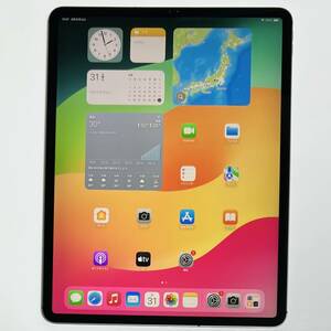 SIMフリー iPad Pro (12.9インチ) (第3世代) スペースグレイ 256GB MTHV2X/A Wi-Fi+Cellular BT容量81% アクティベーションロック解除済