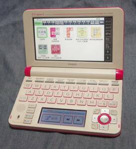 美品 CASIO 電子辞書 EX-word XD-U4800　ピンク　取扱説明書付属