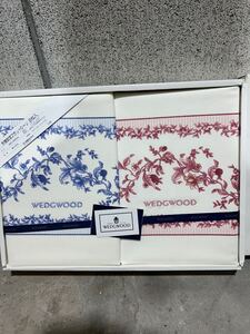 WEDGWOOD 形態安定フラットシーツ　2枚組　箱潰れ品