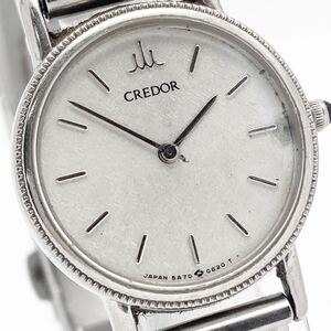 SEIKO CREDOR クレドール 18KT 5A70-0230 レディース クオーツ 腕時計 alp梅1223