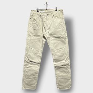 ●洗濯プレス済み● GAP ギャップ デニムパンツ コットン ストレッチ ベージュ w33インチ【2707】