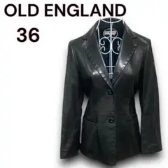 美品 OLD ENGLAND オールドイングランド レザー ジャケット 36 M