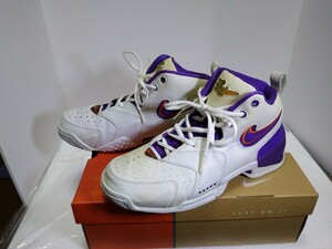 中古エアズームスウィフト3（26cm）ナイキ/NIKE AIR ZOOM SWIFT Ⅲ/田臥勇太着用モデル/フェニックス・サンズカラー/シューズ袋＆替ヒモ付